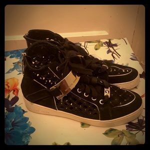 Black suede Michael Kors shoes